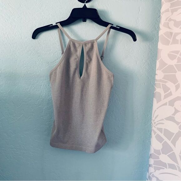 BUNDLE 2 Pink & Gray Spandex Tank Tops Size OS - Picture 6 of 13